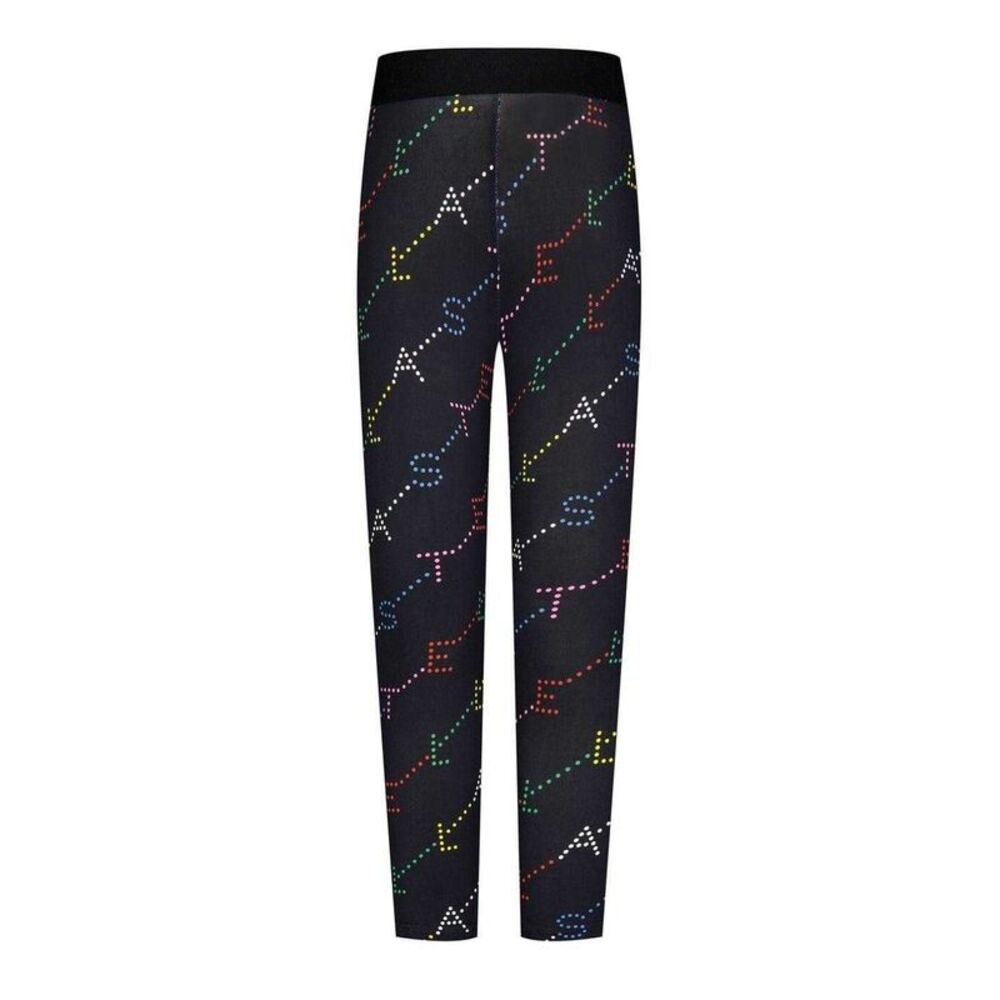 Paul McCartney Girls Lettering Stretch Leggings / Black/Multicolored